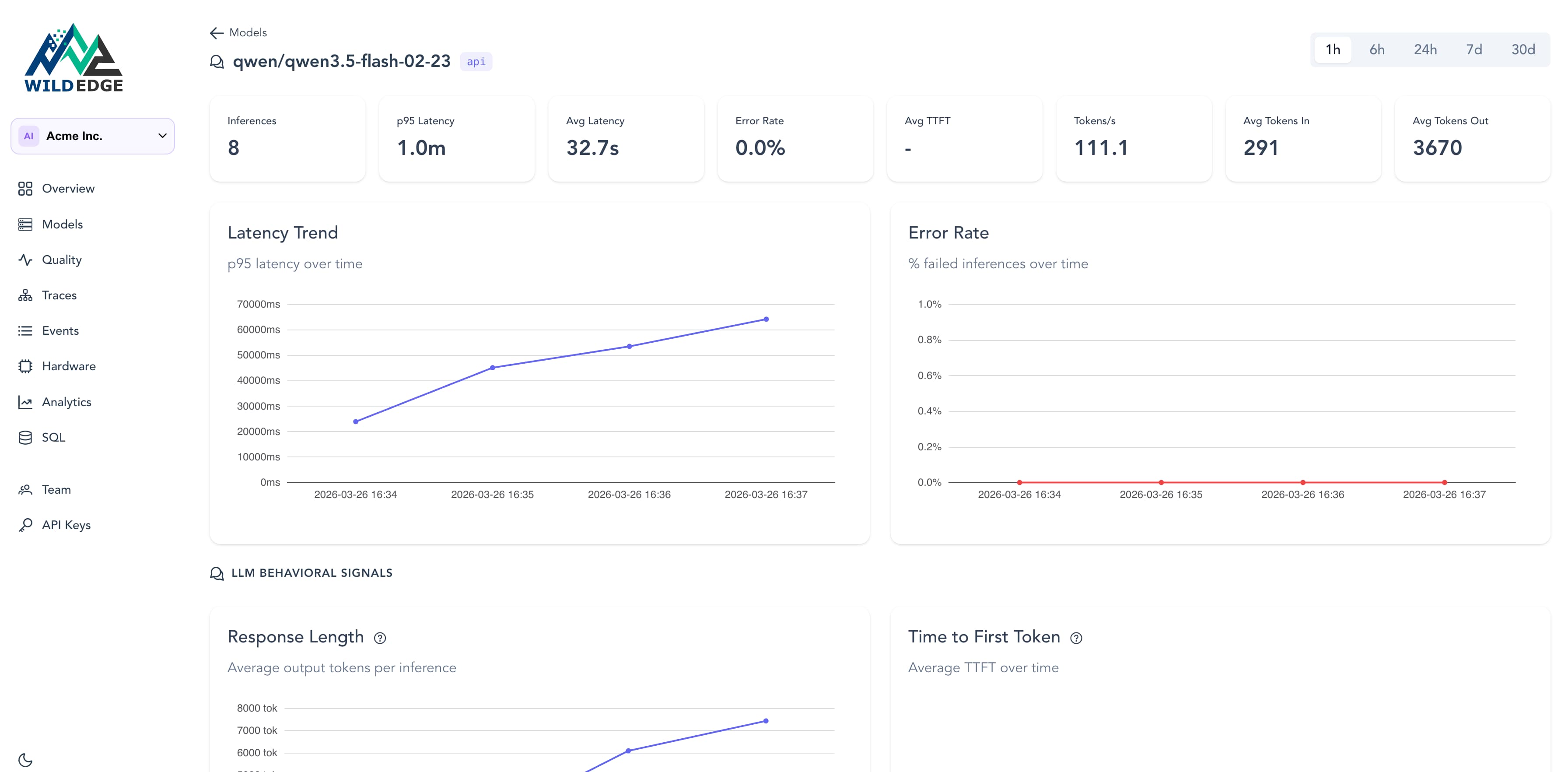 Model Detail Screenshot